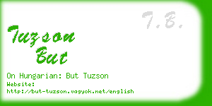 tuzson but business card